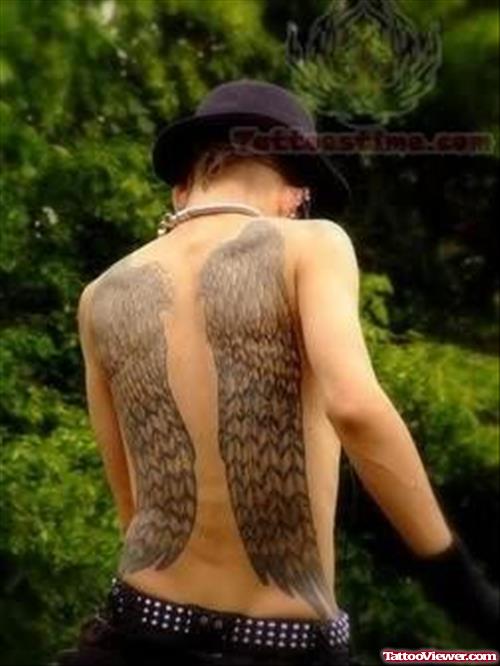Tattoo of Large Wings