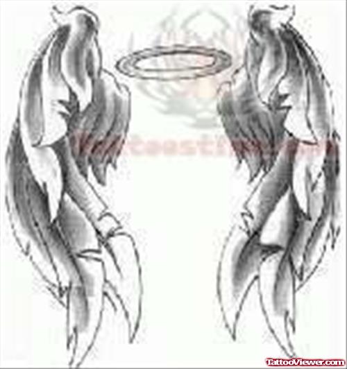 Angel Wings Tattoo Design Picture