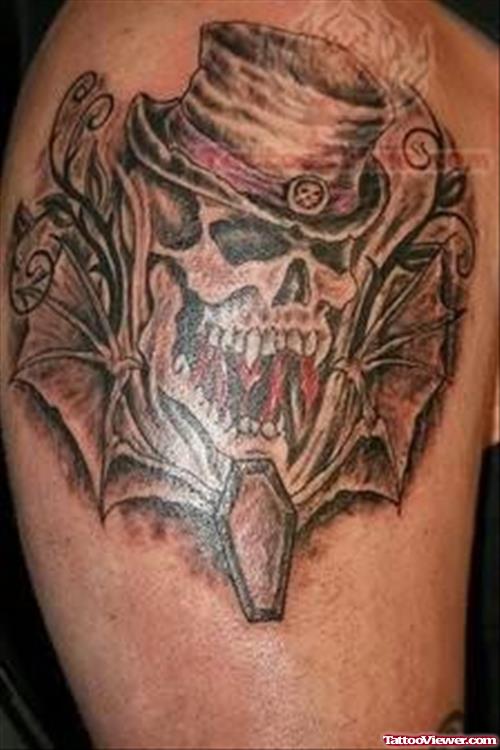 Tattoo of Skull Wings