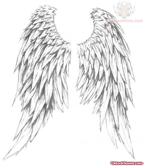 Angel Wings Tattoos Design
