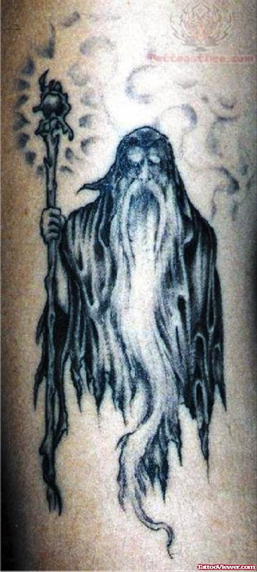 Martin Wizard Tattoo