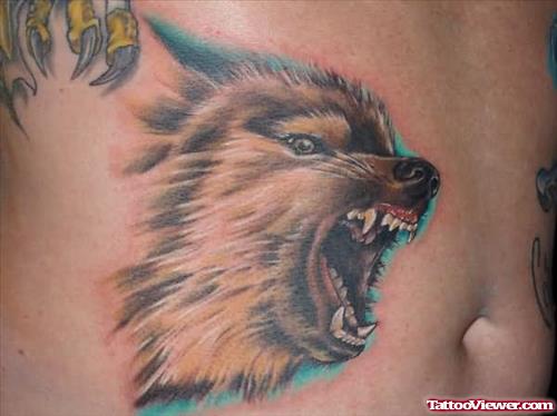 Wolf Tattoo for College Girls