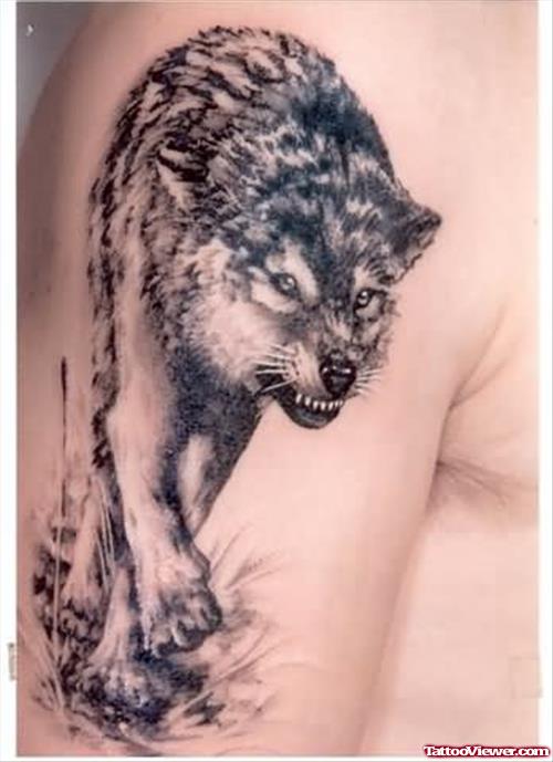 Wolf Scary Tattoos