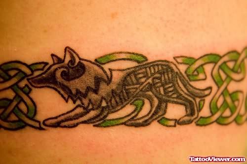 Armband Wolf Tattoo