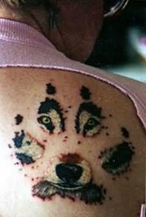 Wolf Patches Tattoo
