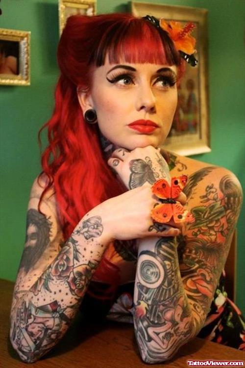 Sleeve Women Tattoos