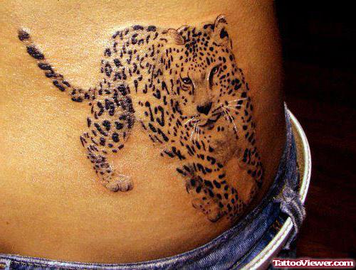 Leopard Tattoo On Women
