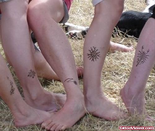 Leg Women Tattoos