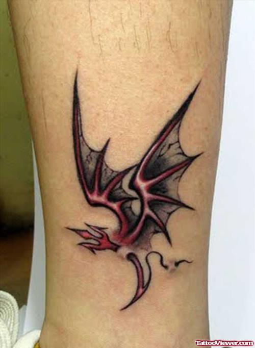Tribal Devil Tattoo For Women