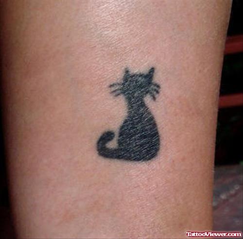 Black Cat Tattoo For Women