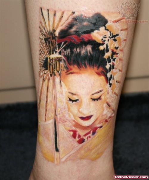 Geisha Woman Tattoo
