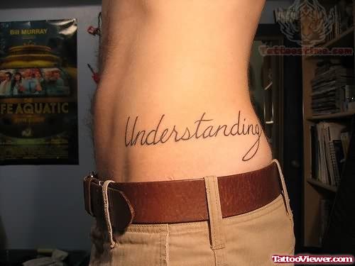 Understanding Wording Tattoo On Waist
