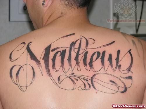 Mathews Written on Back
