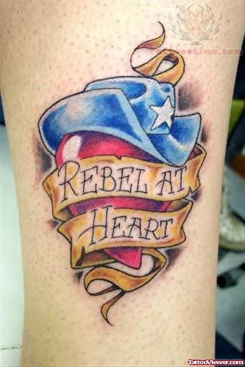 Rebel At Heart Tattoo