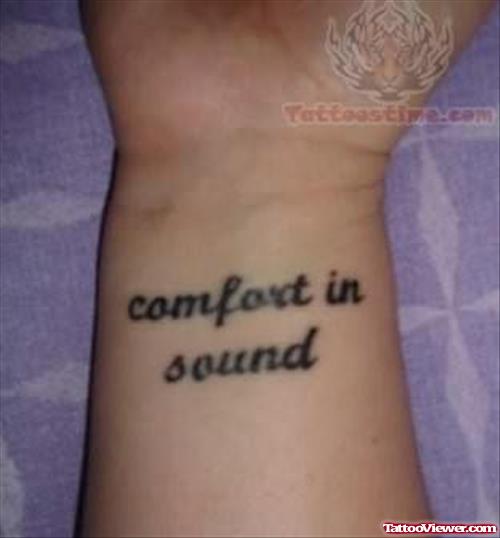 Tattoo Written Beautifully