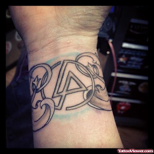 Linkin Park Tattoo On Wrist