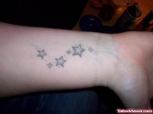 Tattoos Of Stars On Wrist