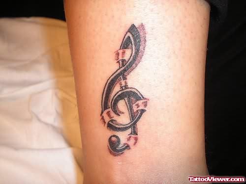 Musical Rhythm Tattoo