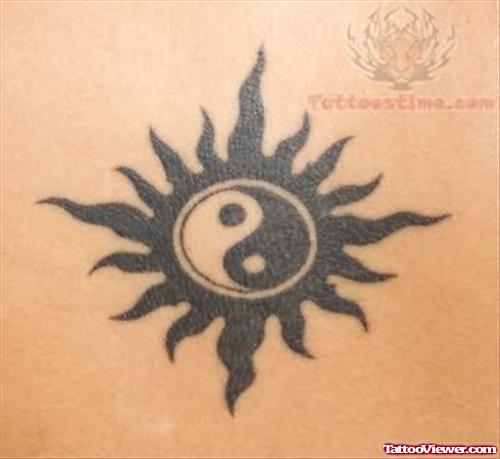 Sun Yin Yang Tattoo