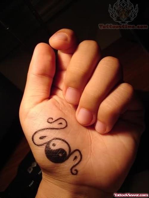 Yin Yang Tattoos On Hand