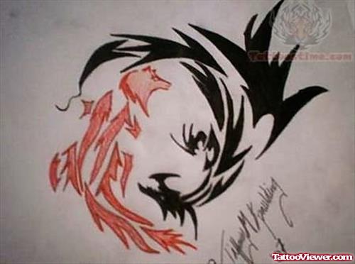 Ying Yang Tattoo Drawing