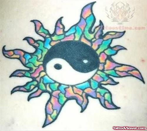 Yin Yang Tattoos Samples