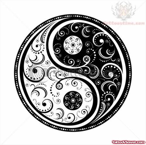 Symbol Ying Yang Tattoo