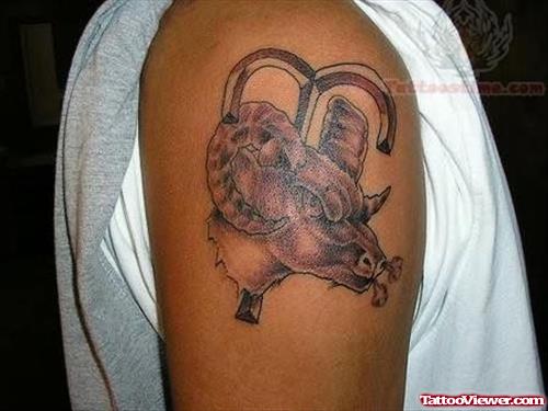 Tattoo of Aries - The Ram