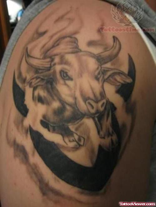 Taurus - Bull Tattoo on Arm