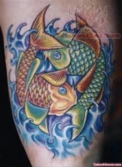 Authentic Pisces Tattoo