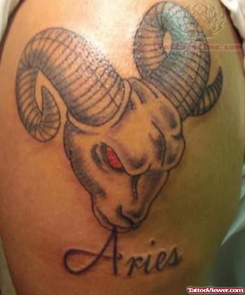 Aries Sign Tattoo