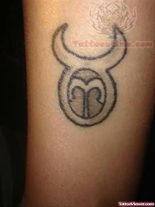 Trendy Aries Tattoo
