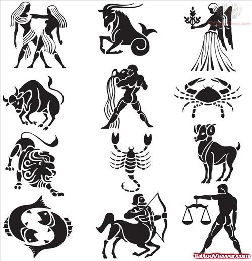 Zodiac Tattoos Designs