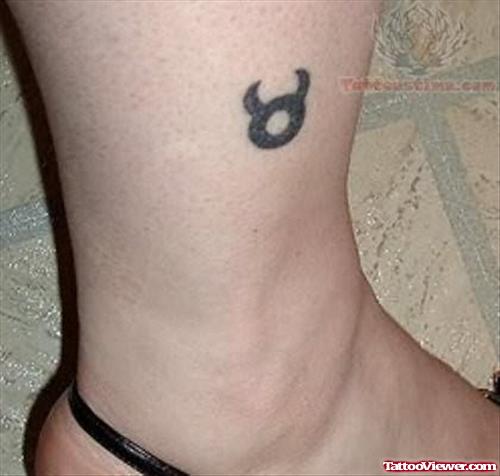 Taurus Symbol on Leg