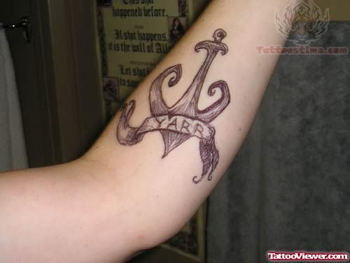 Cute Zodiac Tattoo On Arm