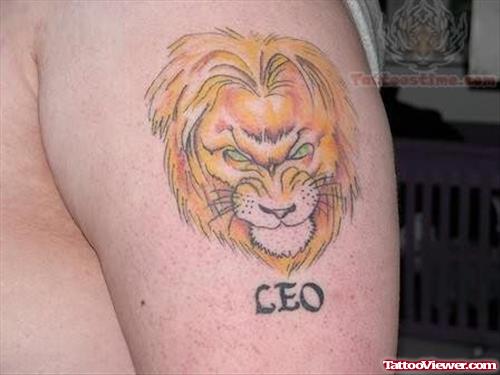 Zodiac Tattoo of Leo - The Lion