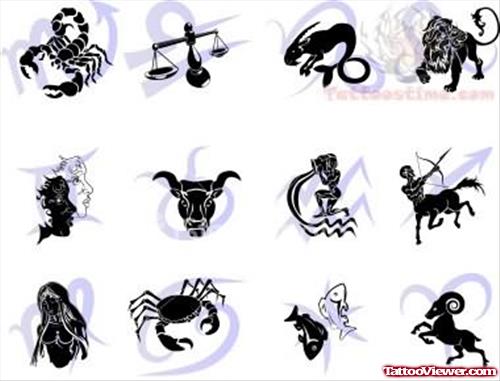 Exclusive Zodiac Tattoos Designs