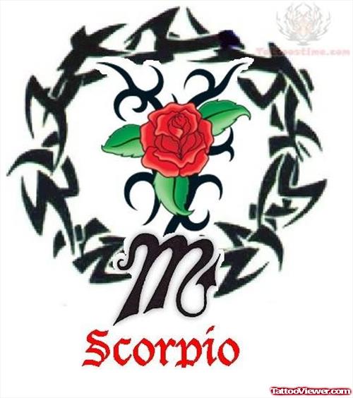 Scorpio Zodiac Tattoo Designs