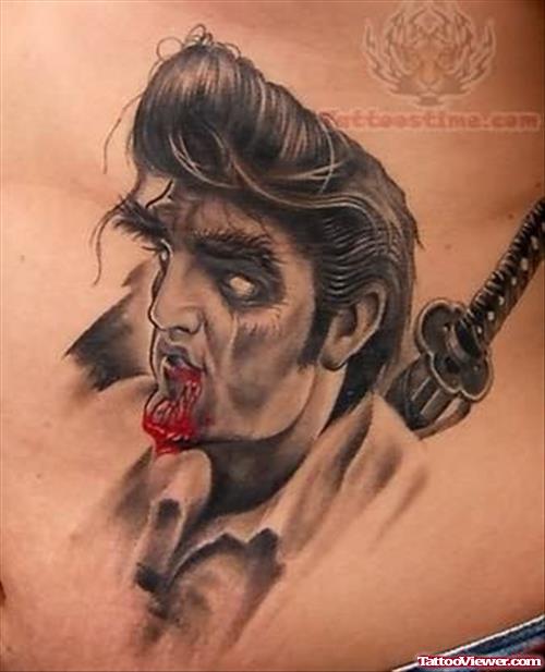 Zombie Sword Tattoo
