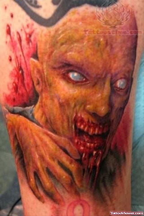 Scary Zombie Tattoos