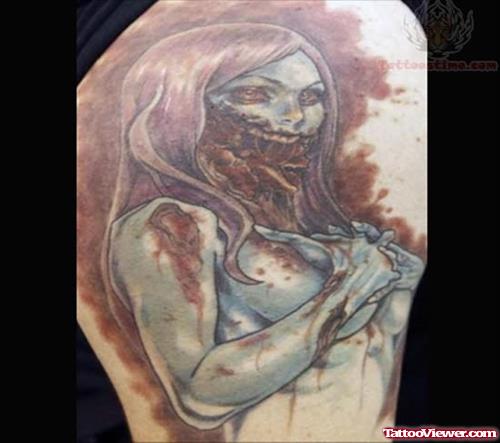 Zombie Tattoo Design For Men