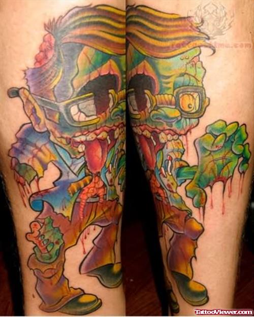 Zombie Geek Tattoo