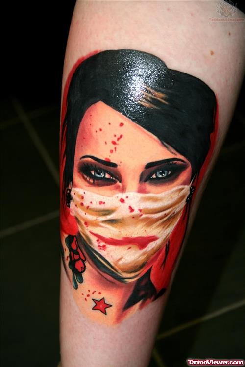 Zombie Girl Tattoos Image
