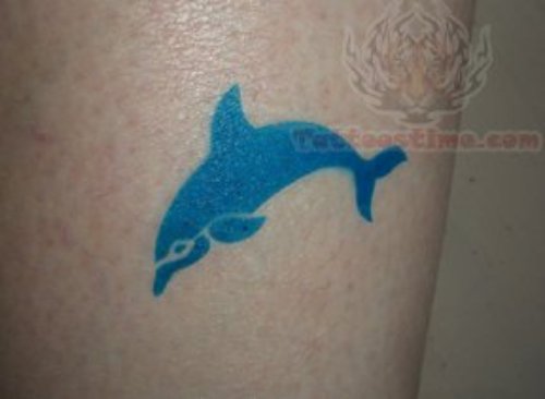 Temporary Dolphin Tattoo