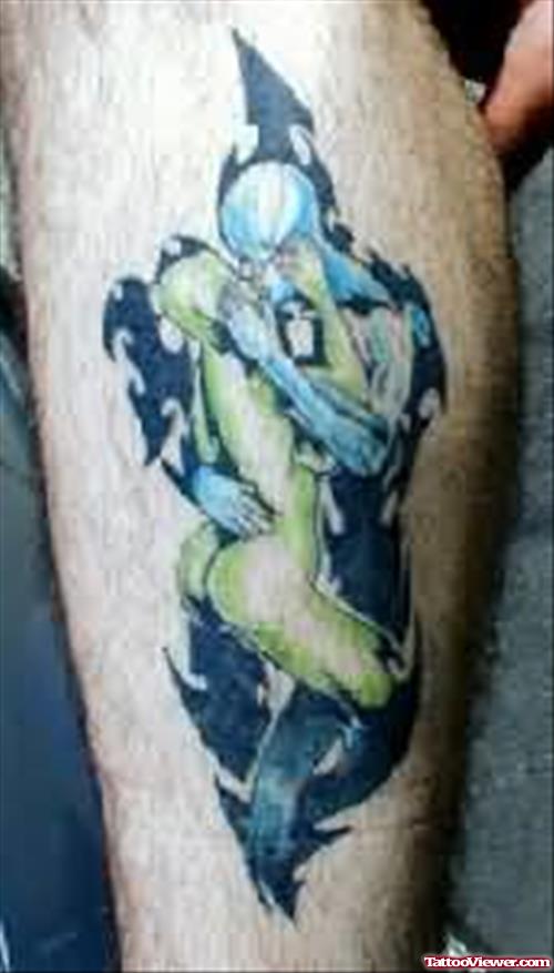 Alien Lovers Tattoo