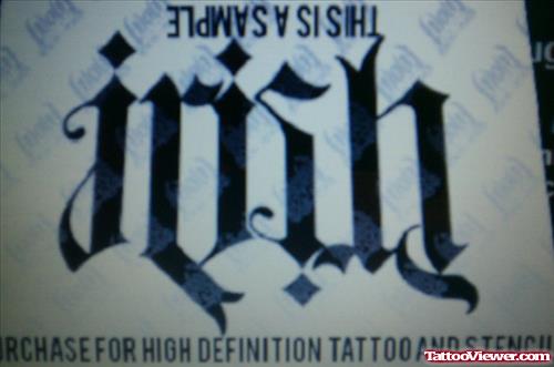 Irish Ambigram Tattoo Design