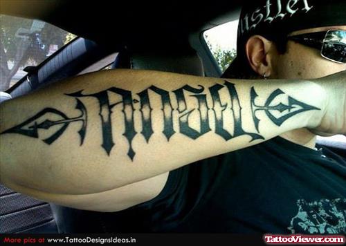 Asymmetrical Ambigrams  Wow Tattoos