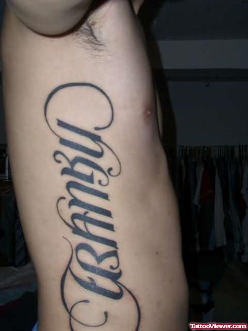 Ambigram Tattoo Style