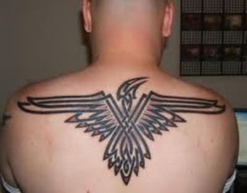 Man Upperback Celtic Native American Tattoo