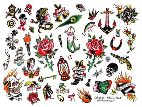 Unique Traditional American Tattoos Designs